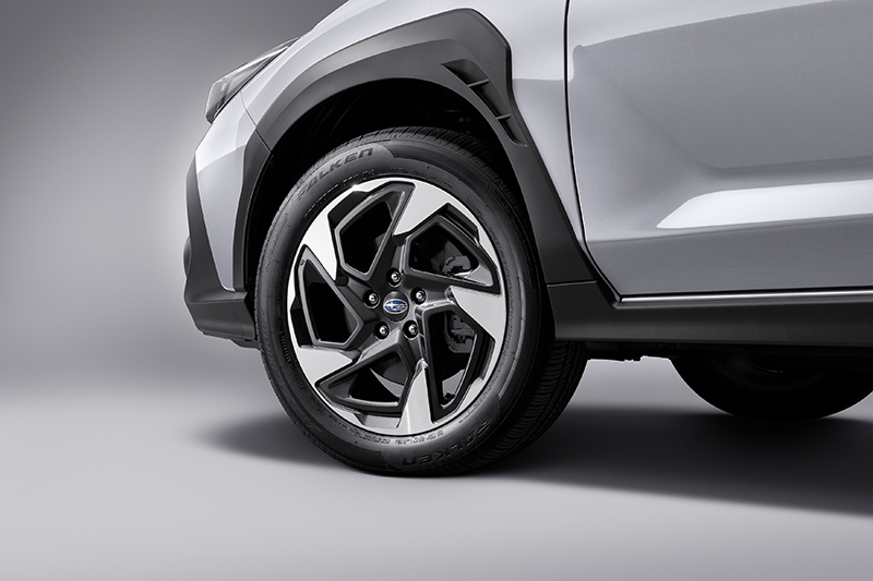 Crosstrekin vanne on suunniteltu kestämään vaativia tieolosuhteita.